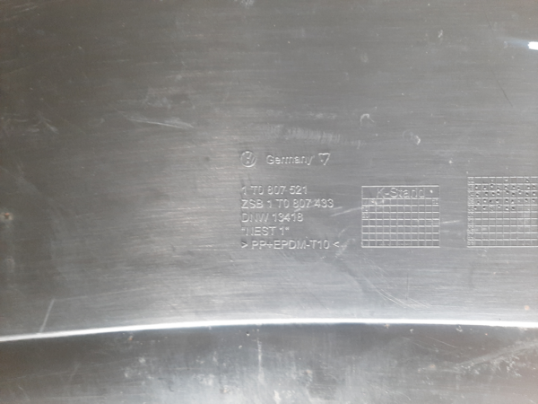 Stoßstangenspoilerlippe hinten - VW Touran 1T 2003-2015 – Bild 2