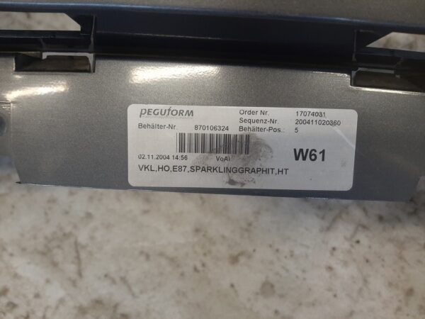 Stoßstange hinten - BMW 1er E87 – Bild 6