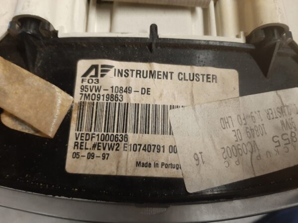 Tachoeinheit/Kombiinstrument - Ford Galaxy, VW Sharan Bj. 1997 – Bild 3